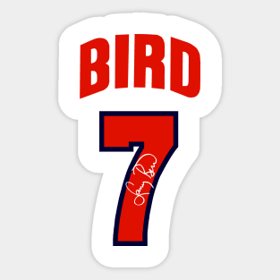 USA DREAM TEAM 92 - Bird - signed Sticker